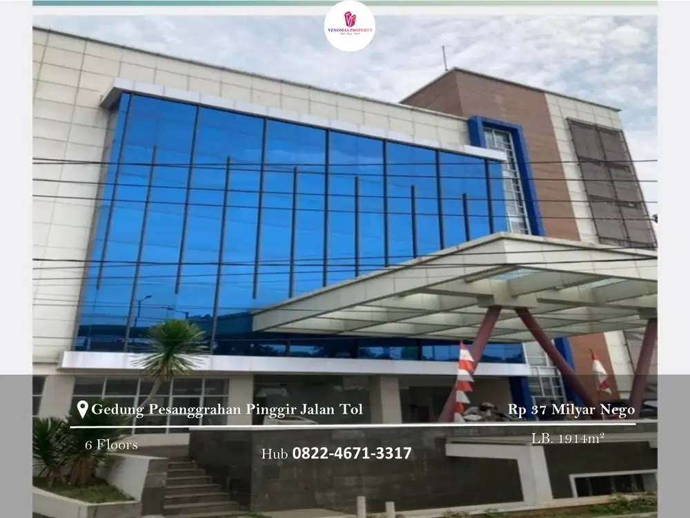 Dijual Gedung Pesanggarahan Jakarta Selatan Lokasi Pinggir Jalan Tol
