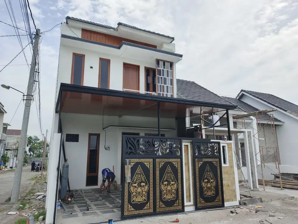 Rumah Modern 2 Lantai 600 jt-an Colomadu bisa KPR