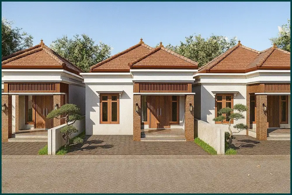 Model Bali Style Type 50, Jual Rumah Murah Jogja Sentolo
