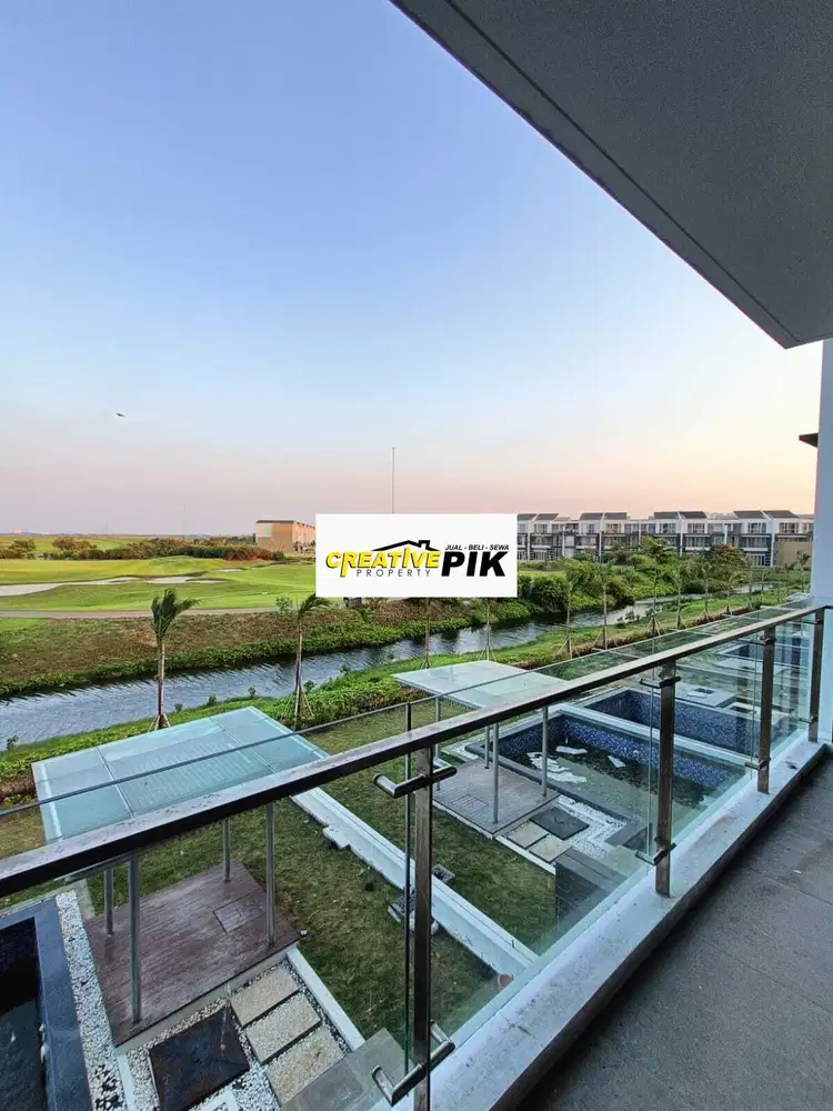 FOR SALE RUMAH GOLF ISLAND, CLUSTER MEWAH  Best View Golf dan Laut