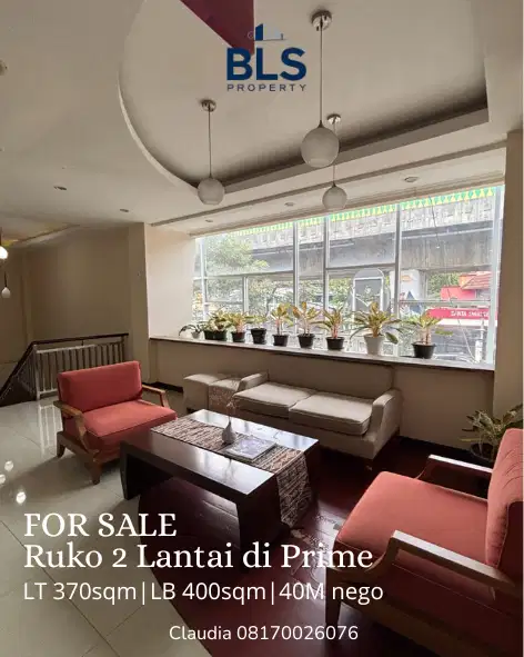 FOR SALE Ruko 2 Lantai di Prime Area SCBD