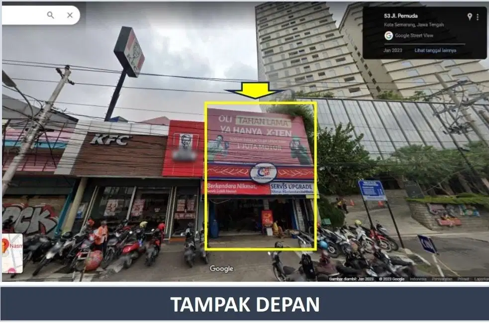 ruko 2 lantai di Jalan Pemuda No. 53, Semarang