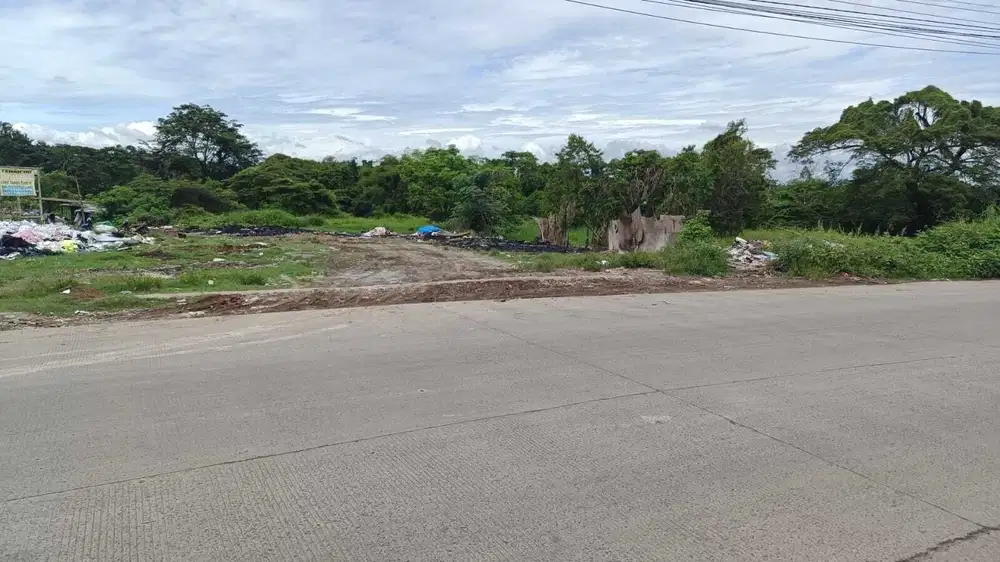 Tanah pinggir kali 3000 m di Kemiri Tangerang Banten