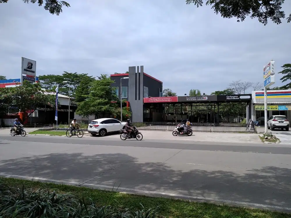 DIJUAL TANAH KOMERSIAL EX CUCI STEAM MOBIL ALAM SUTERA