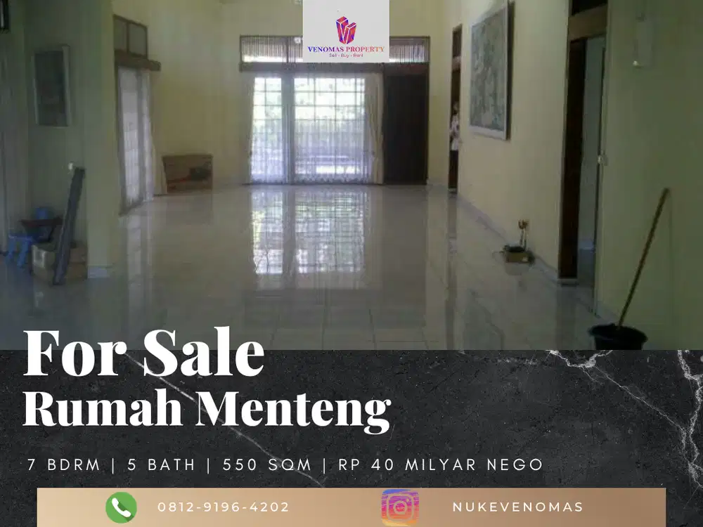 Dijual Rumah di Menteng Jakarta Pusat Kondisi Terawat