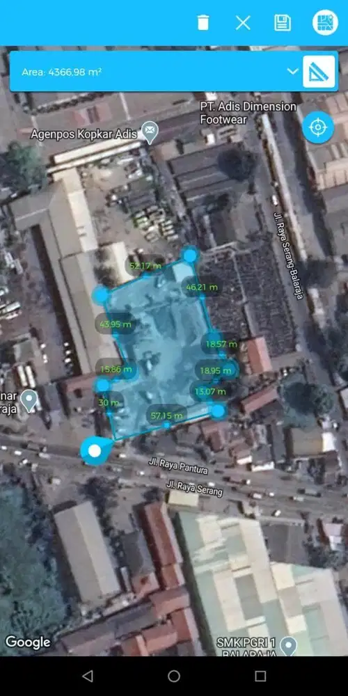 Tanah murah di jalan raya Balaraja- Serang Banten