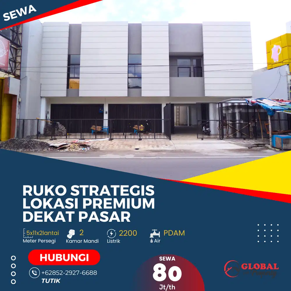 Ruko Pusat Perbelanjaan Tengah Kota Solo