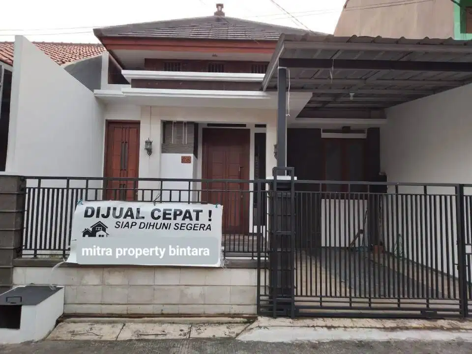 Rumah cempluk terawat, bebas banjir di pondok bambu, duren sawit