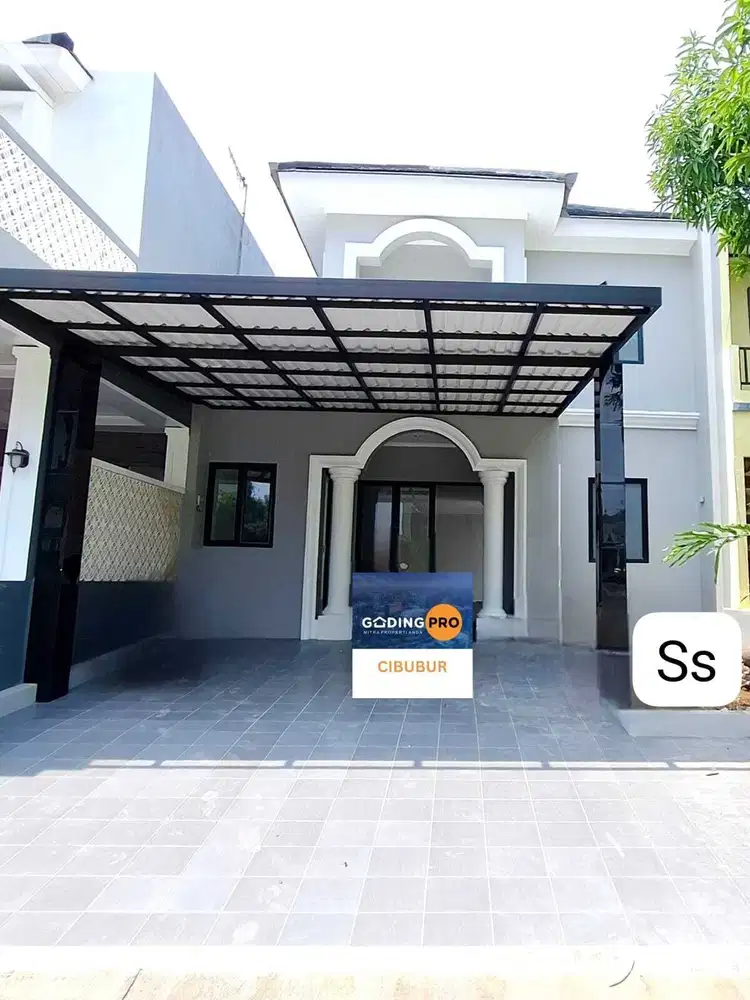 Dijual rumah kota Wisata, like new, cluster nyaman dekat mall, dan sek