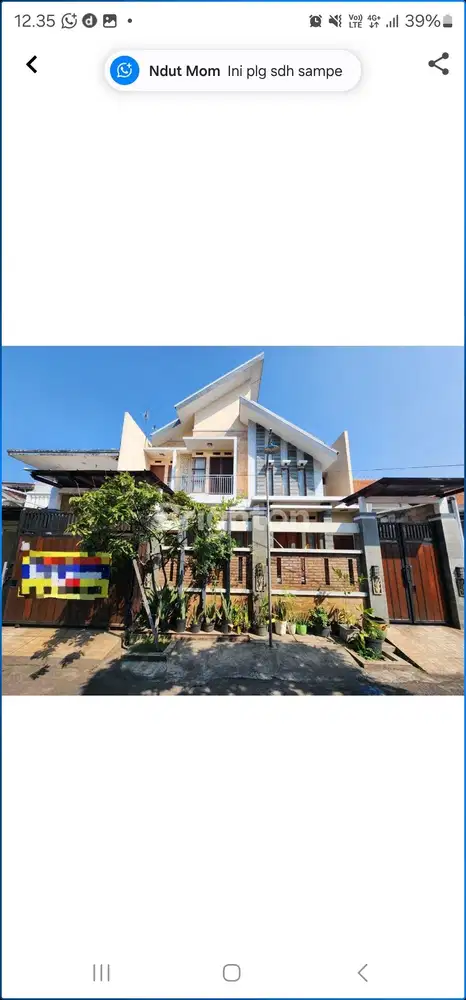 DIJUAL RUMAH DELTASARI 2 LANTAI