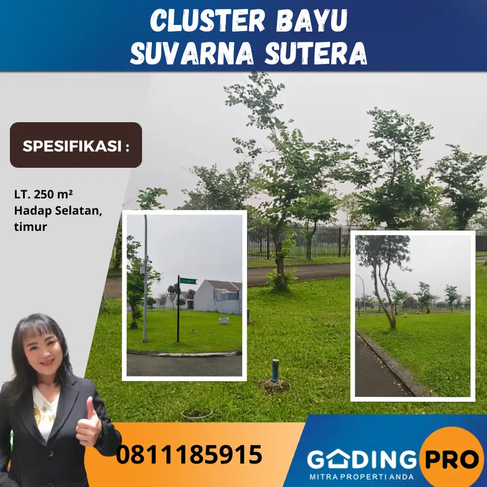 Jual Cepat Tanah Kavling Cluster Bayu Lt. 250 Suvarna Cikupa Tangerang