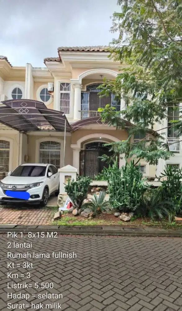 Jual Rumah Kenari Golf Pantai Indah Kapuk Jakarta Utara