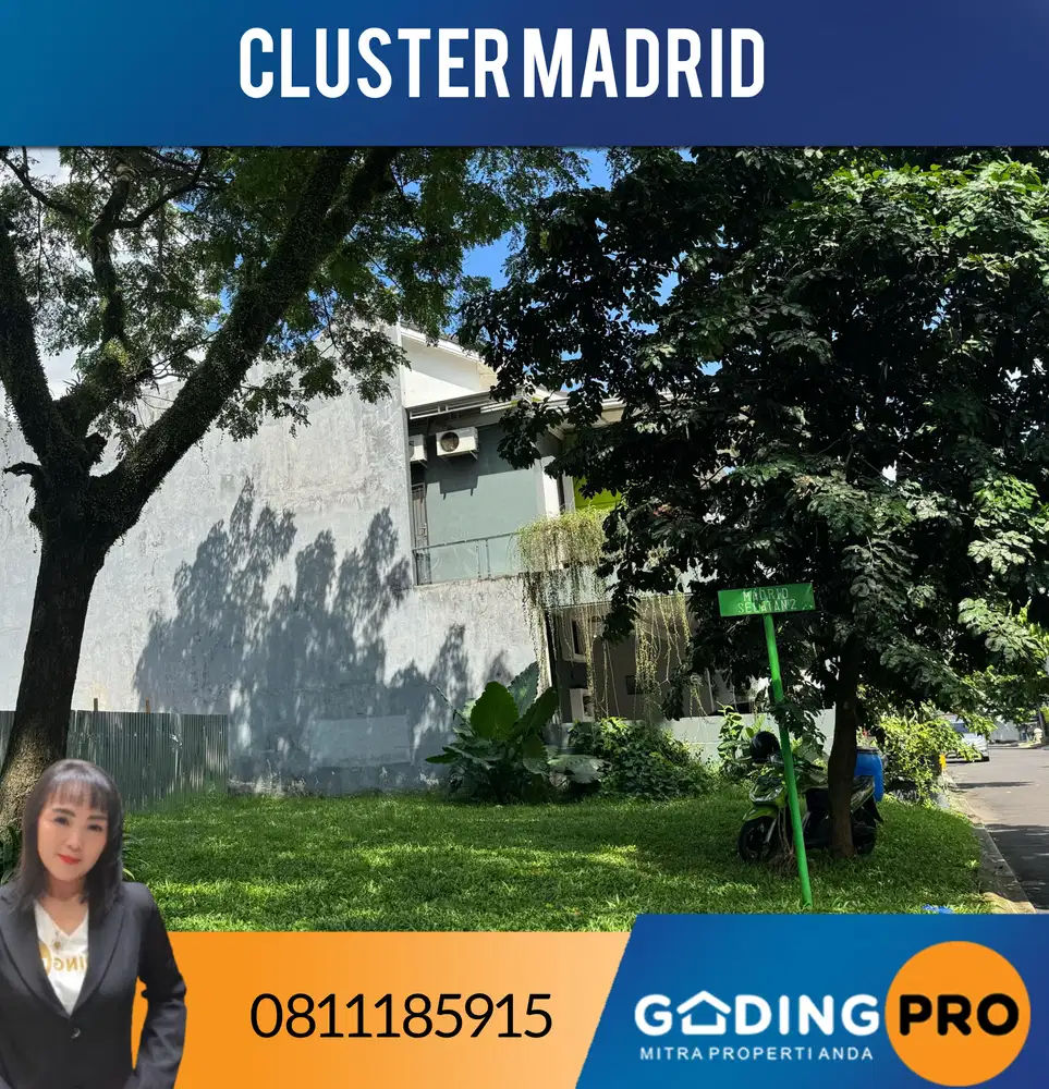 Tanah Kavling Di Cluster Madrid Palem Semi Lippo Karawaci Tangerang