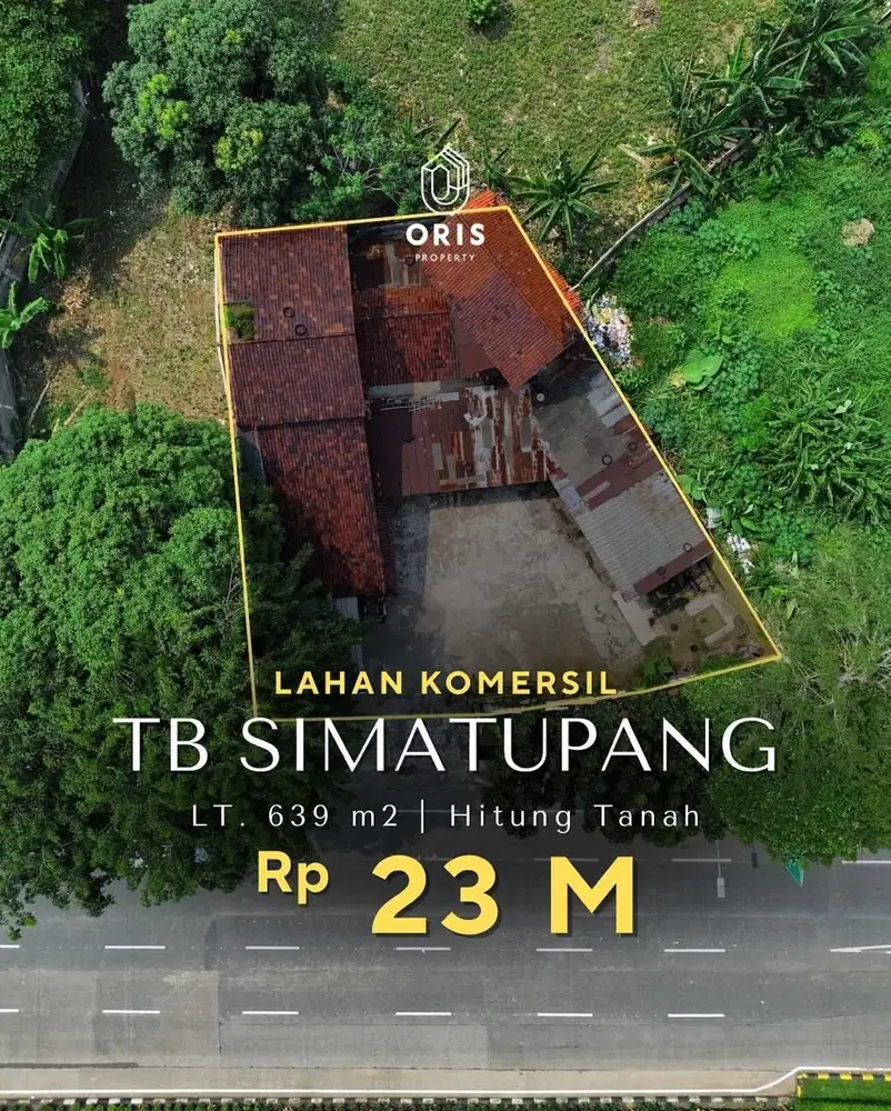 For Sale Lahan Komersil Cocok Untuk Usaha, Kantor & Dekat Tol