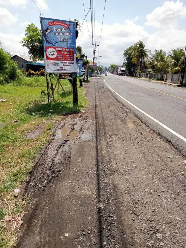 DIJUAL TANAH DI TABANAN KERAMBITAN JALAN RAYA DENPASAR -GILIMANUK, TANAH DIJUAL DI TABANAN BALI