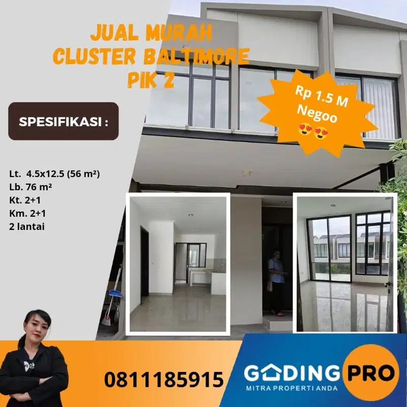 Jual Cepat Cluster Baltimore PIK 2 Penjaringan Jakarta Utara