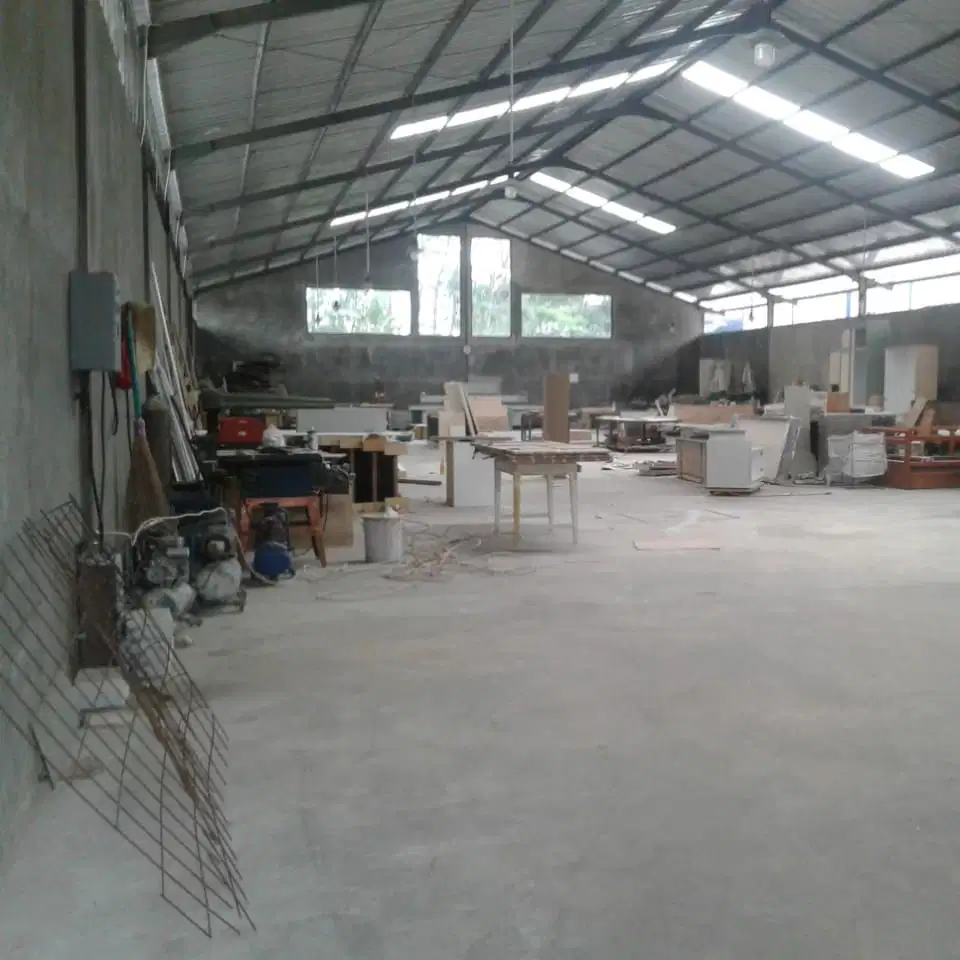 Dijual tanah & bangunan eks mebel Bitung Dikuh Cikupa 8 M Nego