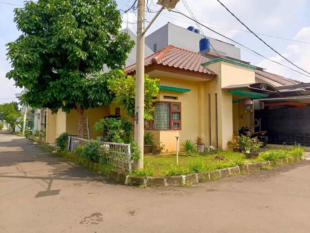 Dijual Rumah Hook dalam Cluster Beji Tanah baru,Depok