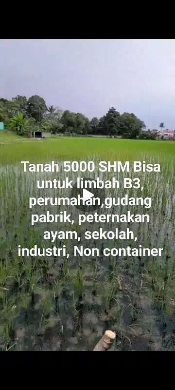 Dijual tanah di Tigaraksa,Tanggerang bisa untuk gudag,perumahn,dll.