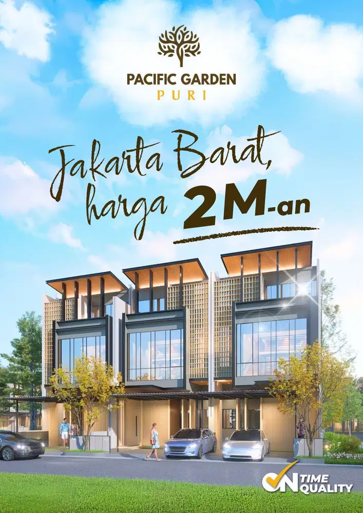 Rumah Cantik 3 Lt Pacific Garden Puri Meruya Lokasi Prime!
