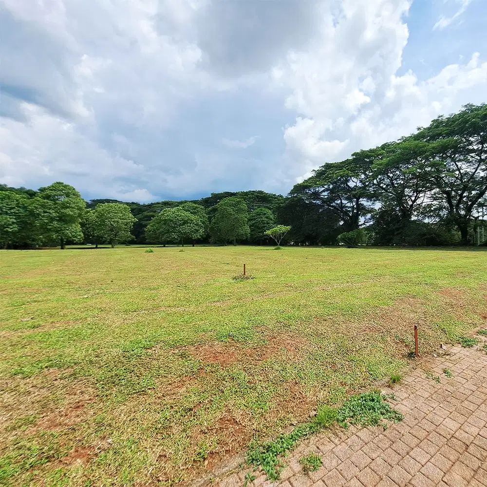 Kavling 2 Unit Gandeng Nempel Lapangan Golf di Tirta Golf