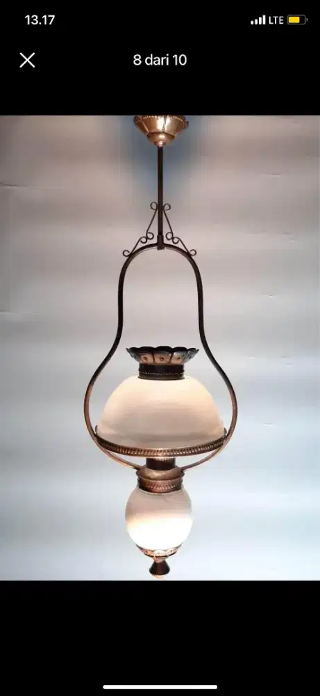 COD Lampu Hias Gantung Klasik Antik Bahan Kuningan