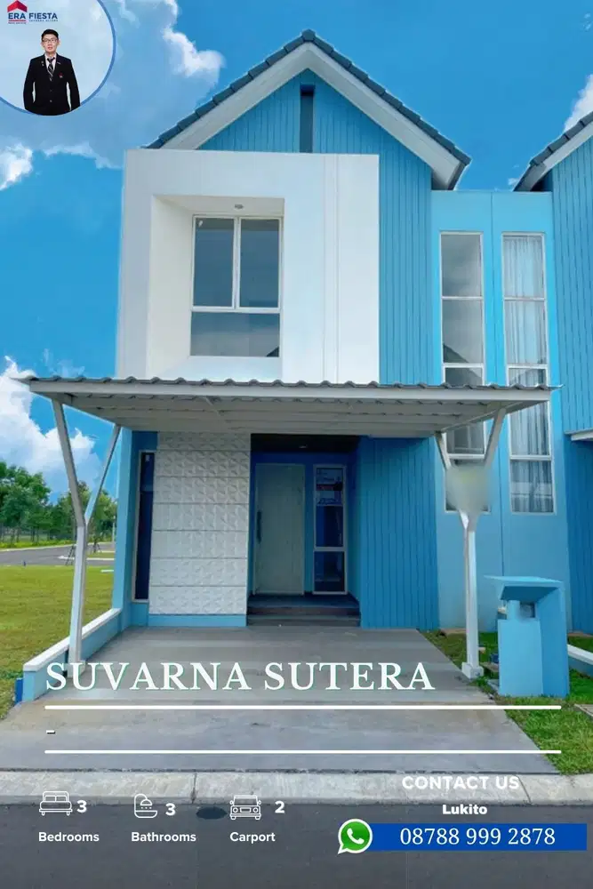 Dijual Cepat Rumah Baru Siap Huni Harga Murah di Suvarna Sutera