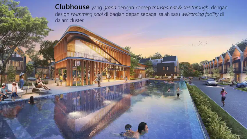Rumah 2 Lantai Strozzi Summarecon Serpong 5 Menit Ke Tol AEON BSD