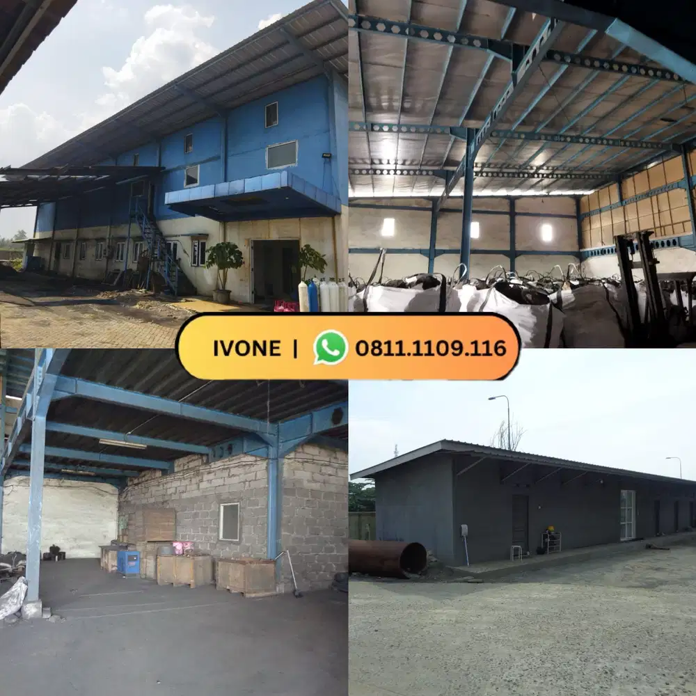 Dijual gudang kawasan industri Modern Cikande 1 hektar 27 Milyar