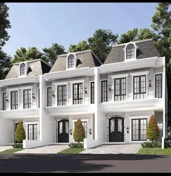 Jual rumah baru dharmahusada indah american style surabaya timur