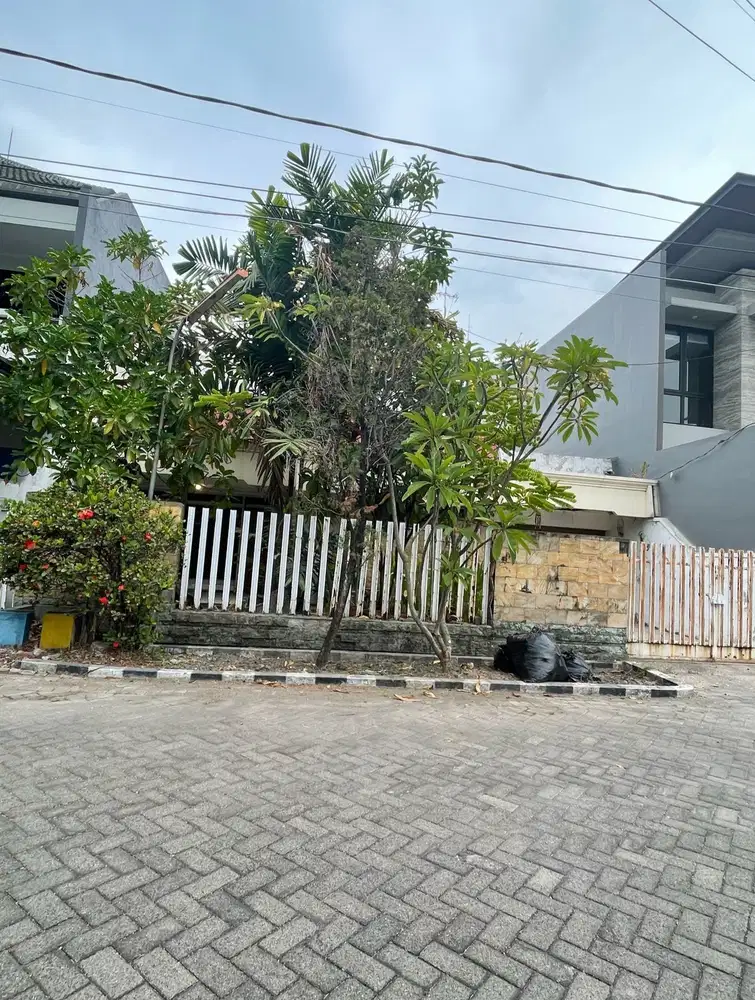 Rumah Hitung Tanah Manyar Kartika Surabaya Timur  Row Jalan 3.5 Mbl