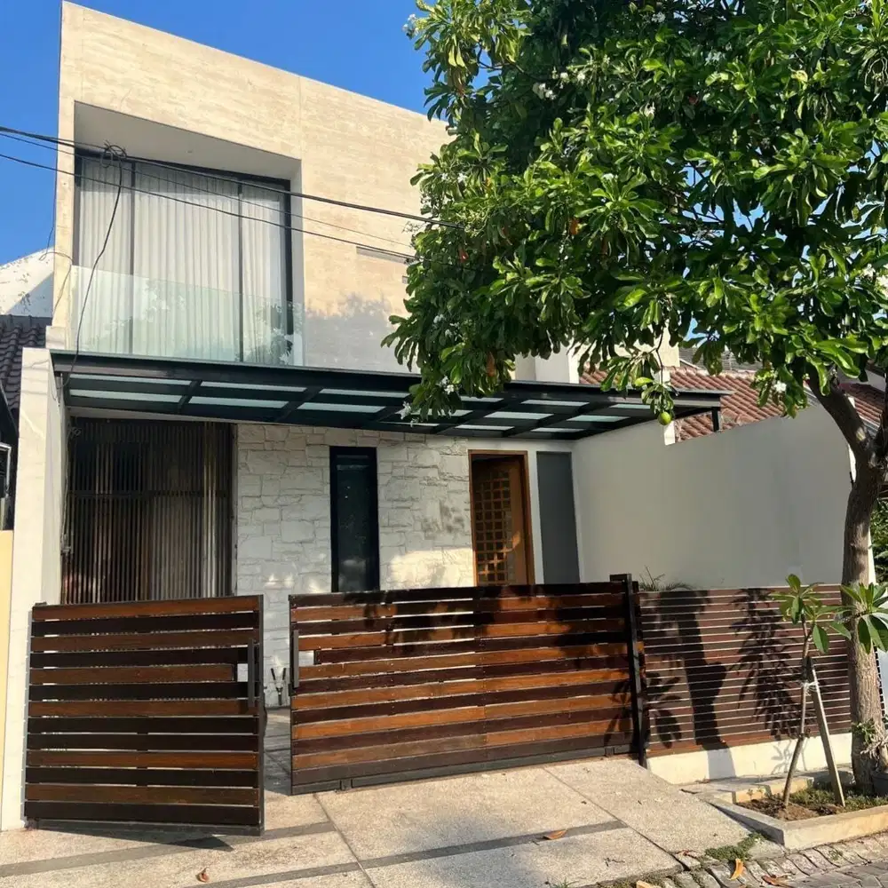 Rumah 2lt Araya Surabaya Depan Taman