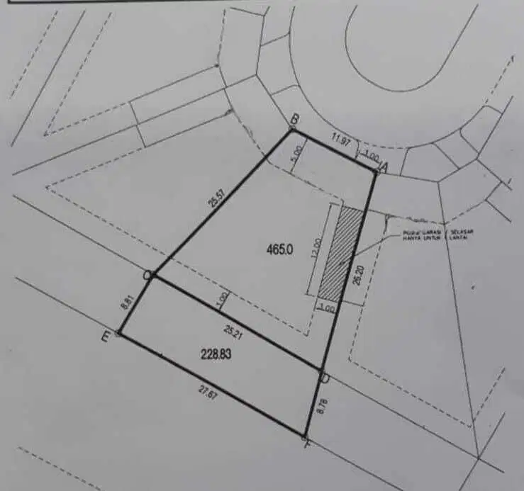 Tanah kavling dalam cluster di Lippo Karawaci