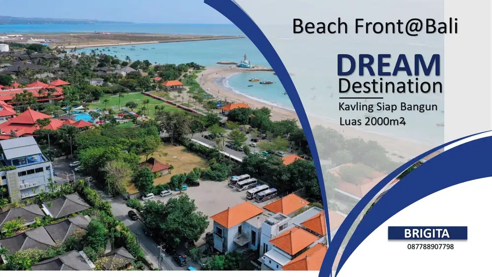 Bangun Rumah Impian Anda di Bali - Beach Front di Pantai Jerman