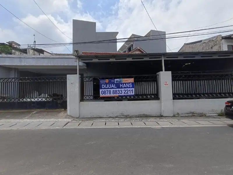 Rumah Pasar Manggis Setiabudi 280m² Jl Sawah Lunto Hadap Timur