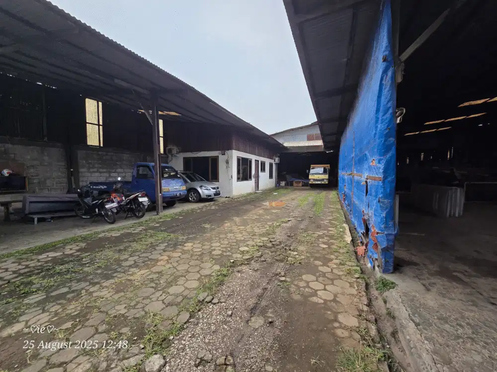 Tanah Ex Workshop Cocok Untuk Usaha atau Gudang di Jl Raya Kalimalang