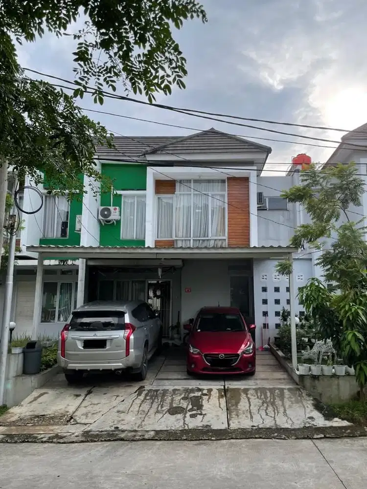 Di jual rumah hadap taman di cluster talaga bestari tangerang