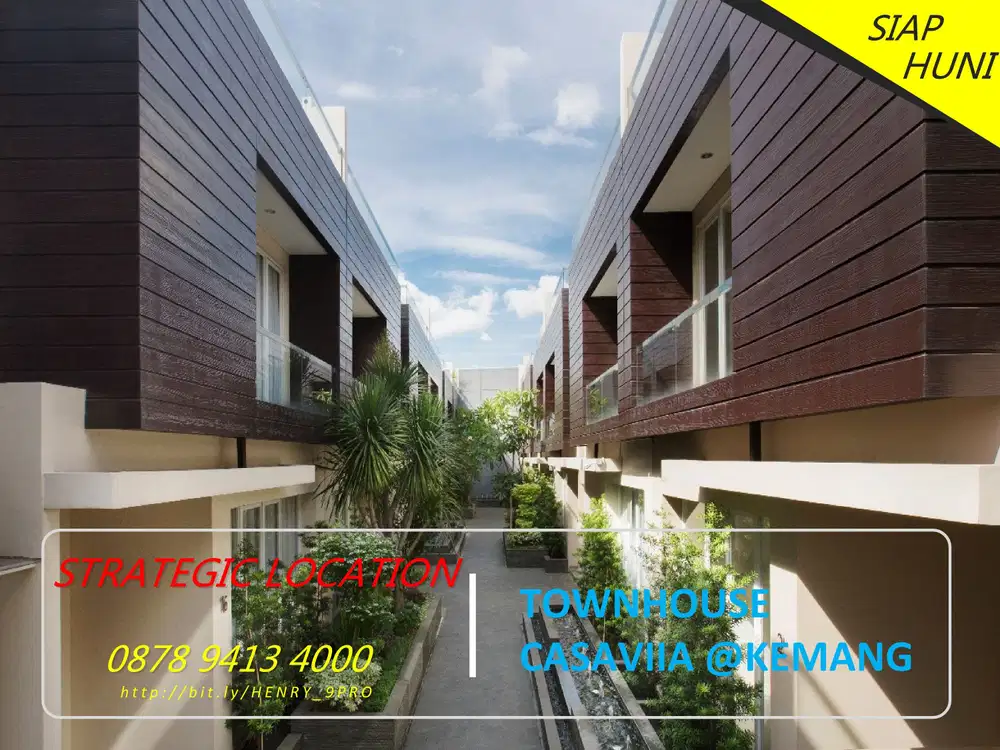 Casaviia at Kemang Townhouse Jaksel Fully furnished Siap Huni w/Pool
