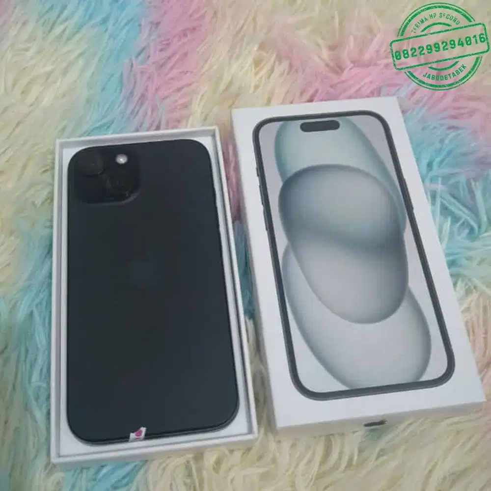 iphone 15 128gb ibox lengkap ori mulus