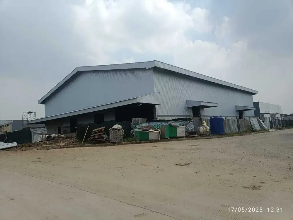 Disewakan gudang bagus bangunan baru di cikarang jawa barat