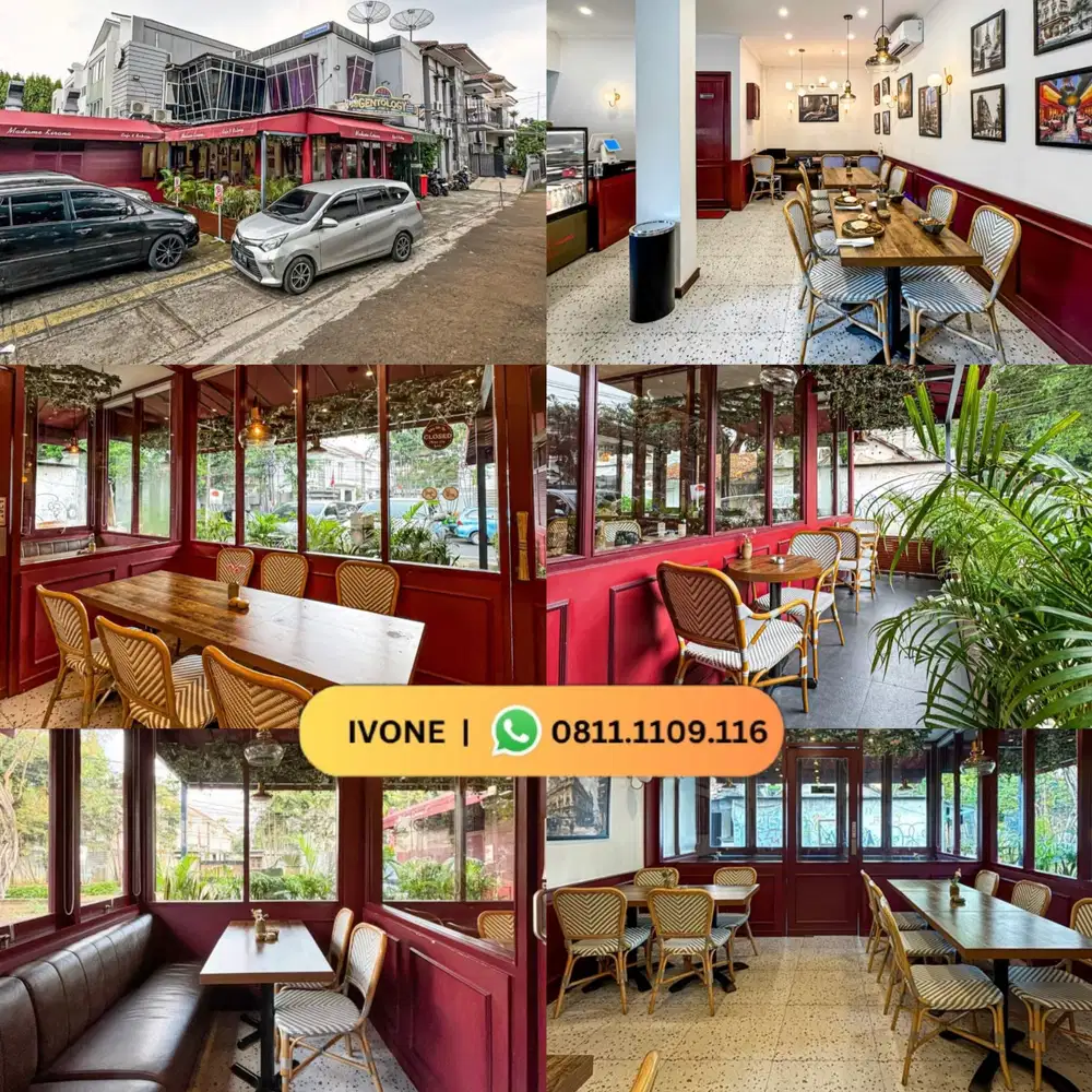 Disewakan eks resto kafe Kemang 150 m2 300 juta/thn
