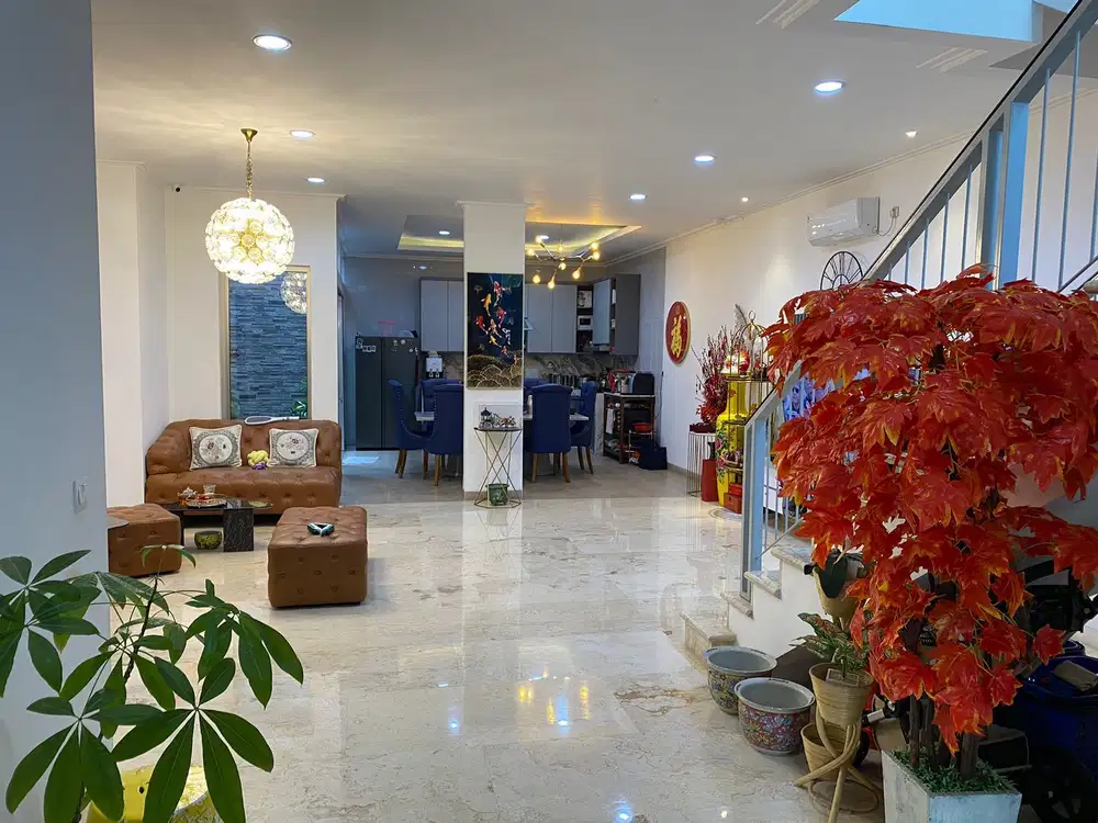 Rumah Golf Island PIK Violin uk 8x20 Furnished siap huni Hrg 6,5M