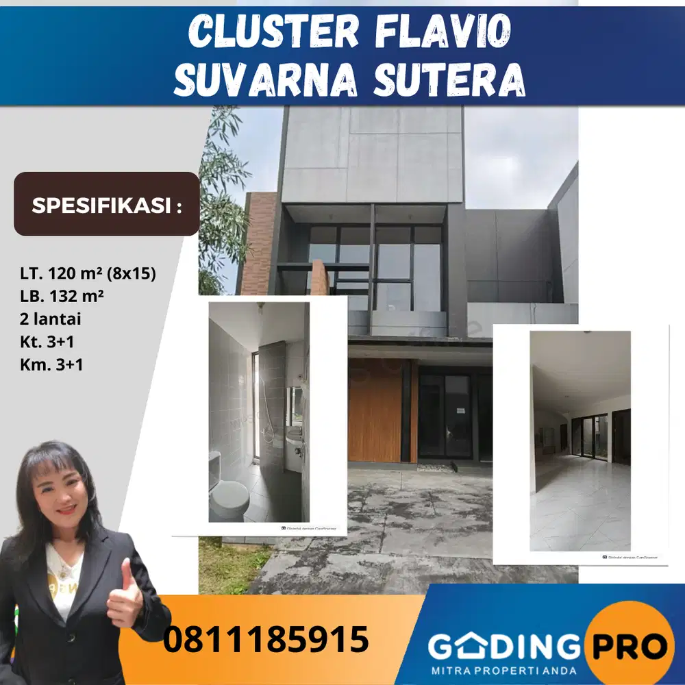 Murah Rumah Dekat Sekolah Cls. Flavio Suvarna Cikupa Tangerang