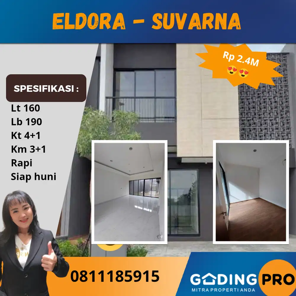 Murah Banget Eldora Lt. 8x20 Suvarna Cikupa Tangerang