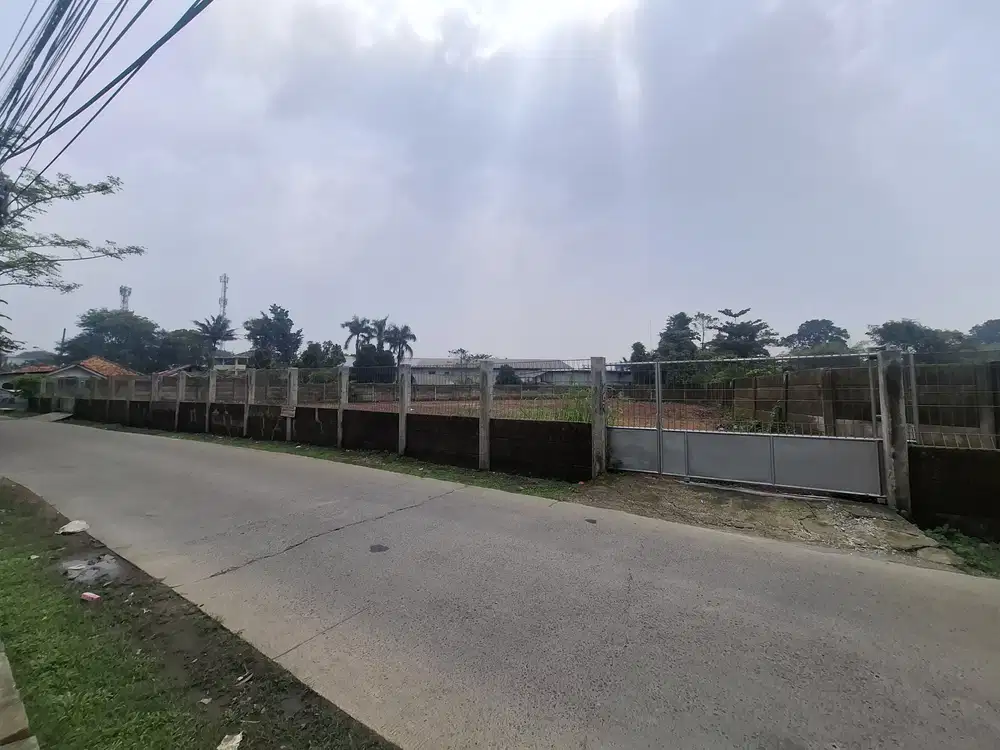 Tanah siap pakai di curug