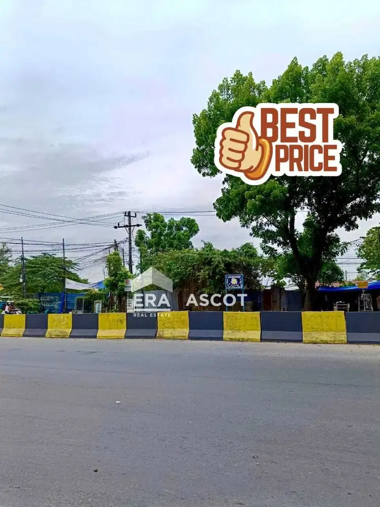 Tanah Komersial Strategis 6.550 m2 Daerah Johor Jalan AH. Nasution