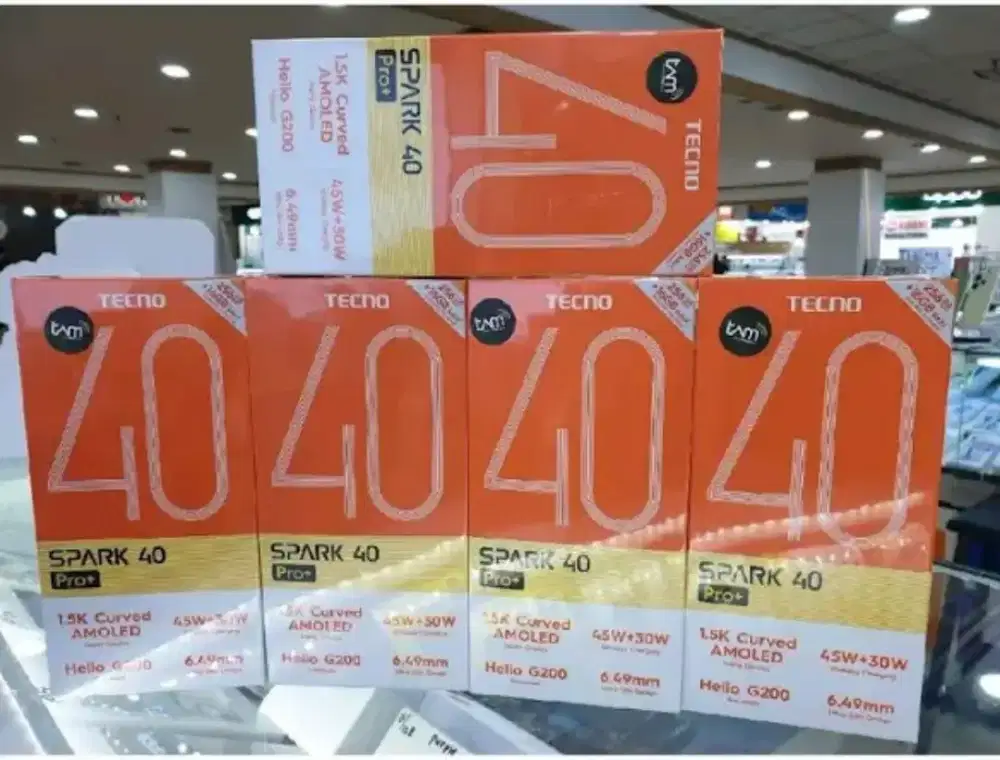 TECNO SPARK 40 Pro+ 8/256 BARU ORIGINAL GARANSI RESMI 1 THN