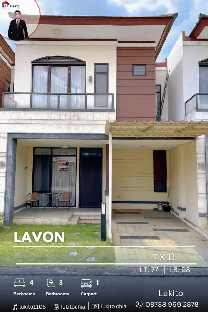 Dijual Cepat Rumah Siap Huni di Lavon Full Furnished