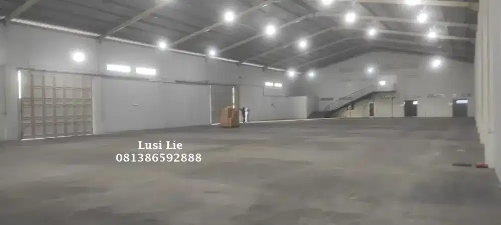 Gudang Karawaci Tangerang luas 2000m, office rapi