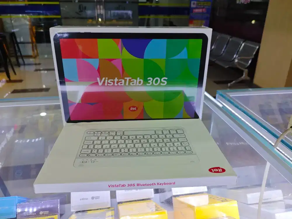 Tablet itel vista tab 30S 4/128 SIM card bonus flipcase keyboard